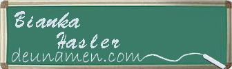 Bianka Hasler Visitenkarte